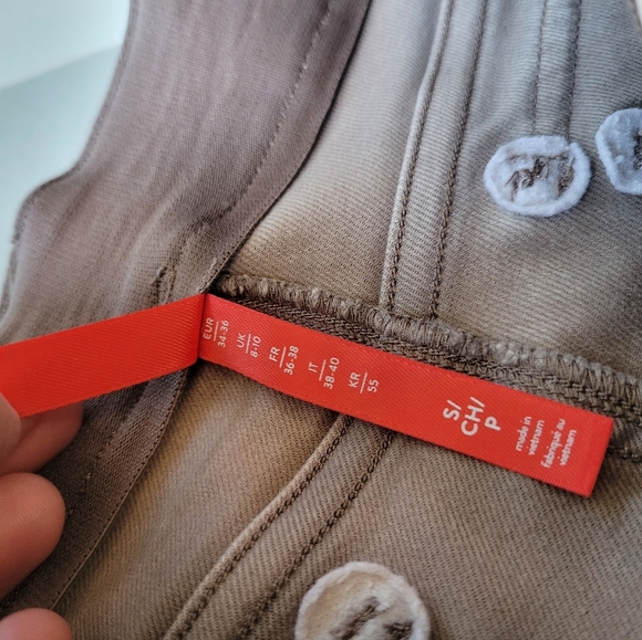 Spanx Stretch Twill Wide-leg Pulk-on Pants Grey Size Small - Picture 6 of 11